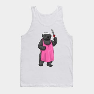 Honey badger Hairdresser Hair clip Tank Top